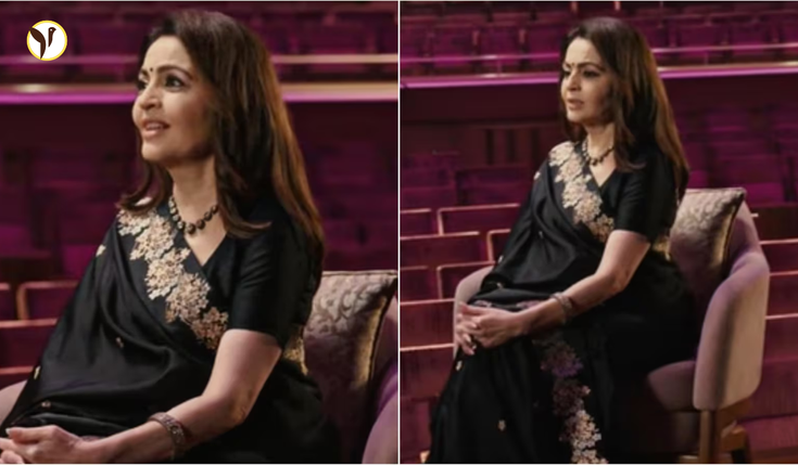 Nita Ambani Stuns in a Glamorous Black Saree 