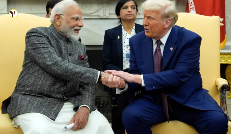 Modi and Trump discuss trade, security, and F35 fighter jets for stronger US-India ties.