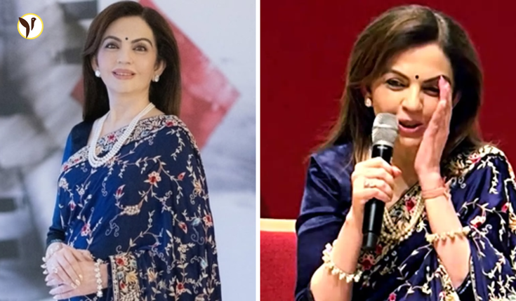 Nita Ambani Wears Parsi Gara Saree 