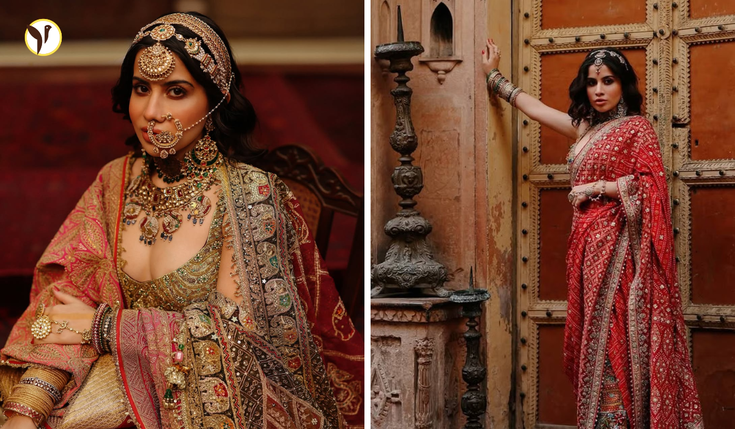 Uorfi Javed Stuns in Bridal Looks