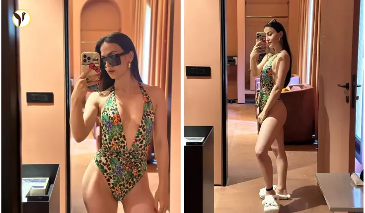 Elli AvrRam Shows Off Chic Summer Look 