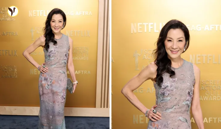 Michelle Yeoh Stuns at the 2025 SAG