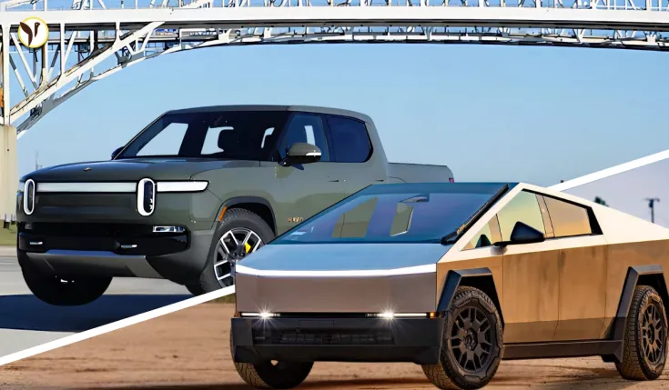 Tesla Cybertruck vs. Rivian R1T 2025