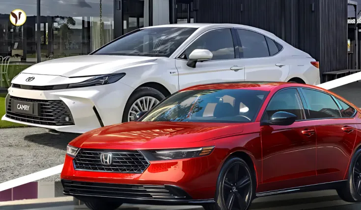 2025 Honda Accord vs. Toyota Camry.