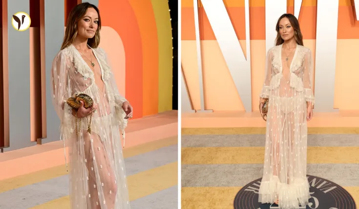 Olivia Wilde’s Bold See-Through Dress at the Oscars