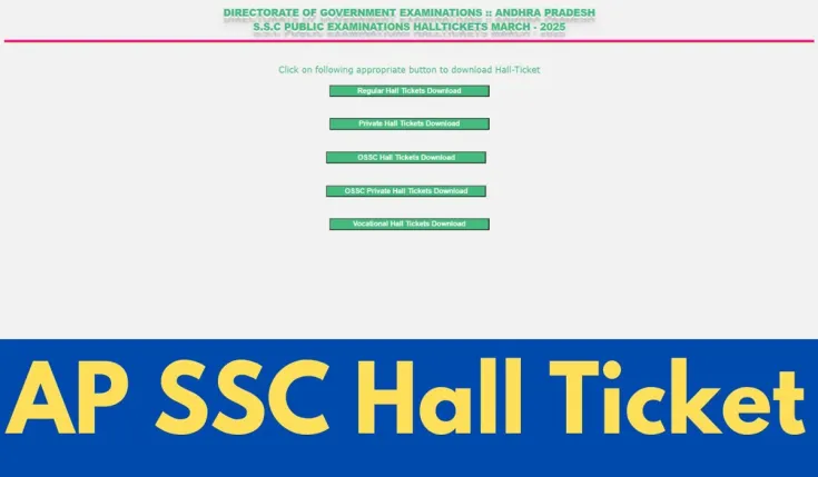 AP SSC 2025 Hall Tickets Released