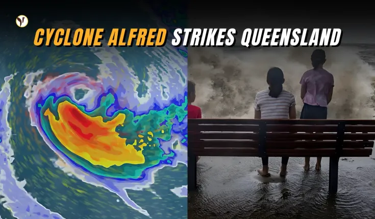 Cyclone Alfred brought heavy rain and strong winds to Queensland and New South Wales.