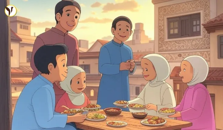 Studio Ghibli-style Eid wishes 
