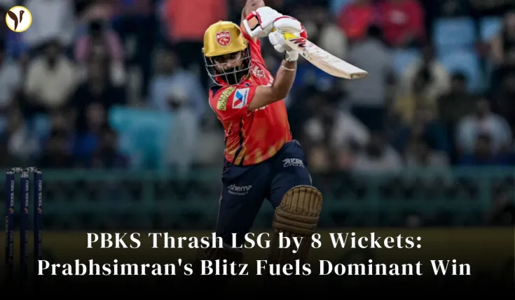 PBKS Thrash LSG by 8 Wickets