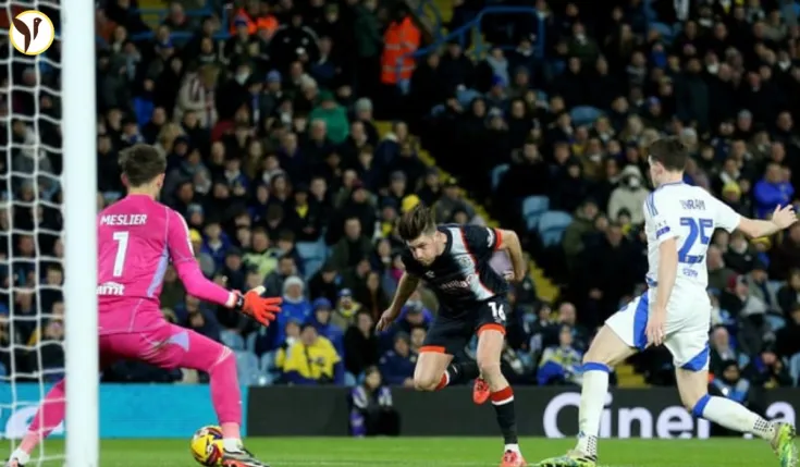 Luton's Wall Holds Leeds