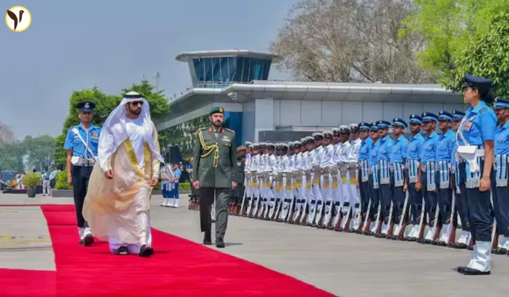 Dubai's Crown Prince Visits India