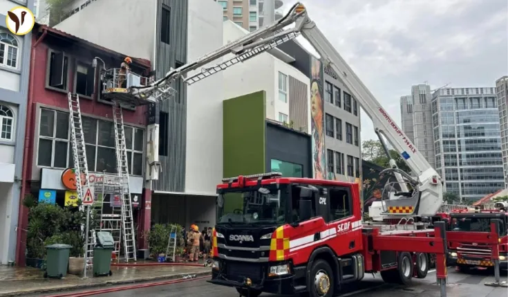 Singapore Fire Kills Child, Injures 20