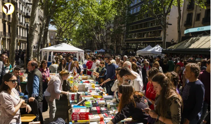Sant Jordi in Barcelona