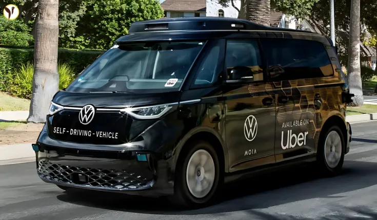 Uber Volkswagen Driverless Vans
