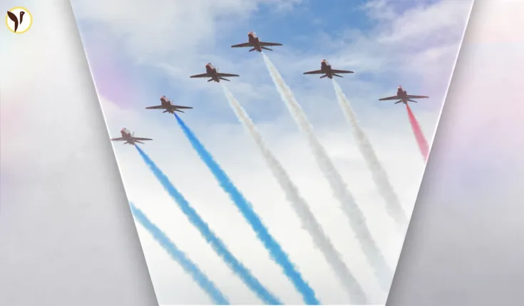 VE Day Flypast Route
