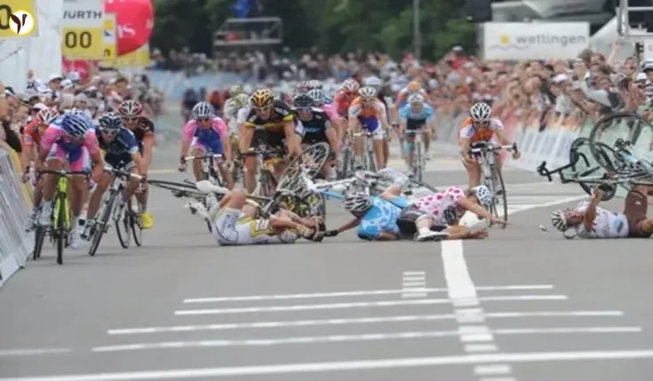 Tour de Suisse Crash