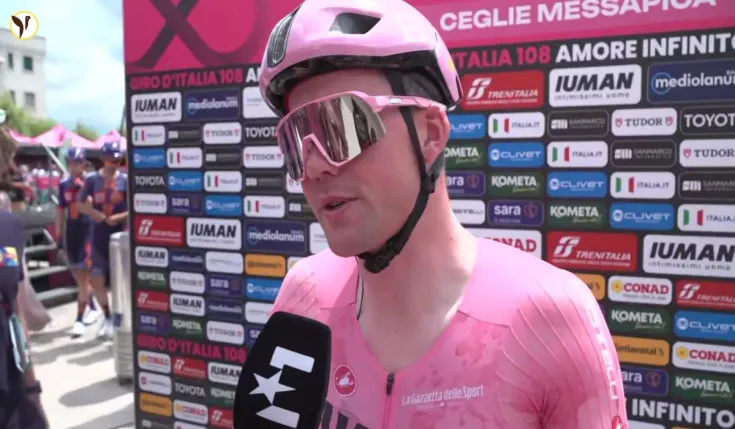 Pedersen's Pink Jersey Under Threat