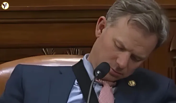 Blake Moore asleep