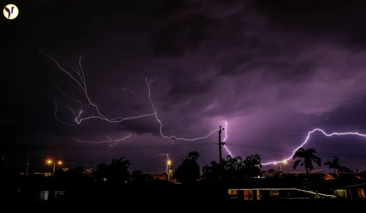 Heavy Rain, Hail, and Lightning Hit San Antonio