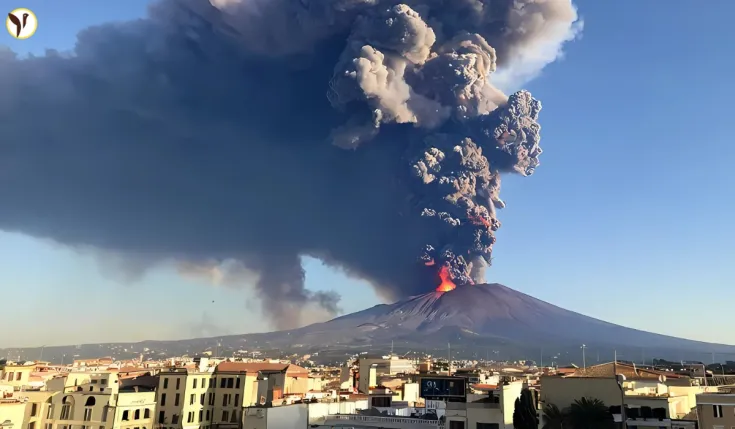Mount Etna Eruption 2025