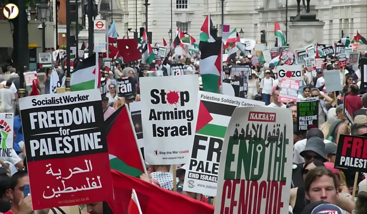 London Palestine Protest