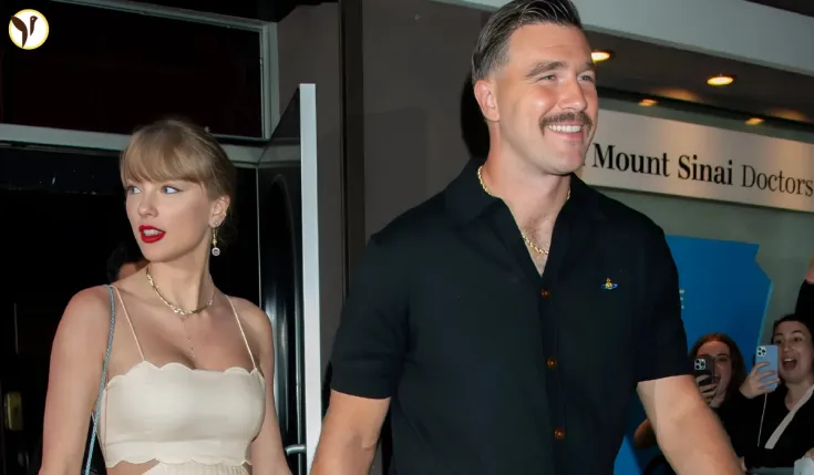 Taylor Swift and Travis Kelce red carpet