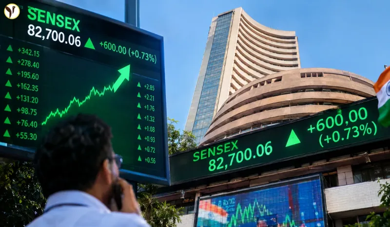 Sensex Surges 600 Points